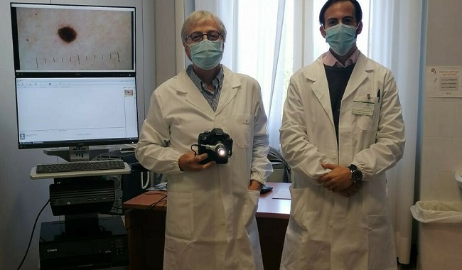 A Villa Pineta un videodermatoscopio digitale per la mappatura dei nei